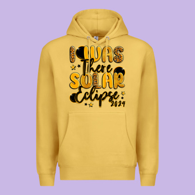 I Was There Solar Eclipse 2024 Premium Hoodie Designed By Lillyallendesigns