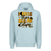 Blue Mist i was there solar eclipse 2024 Premium Hoodie - LillyAllenDesigns