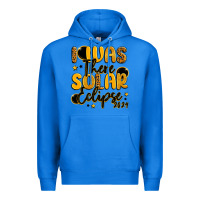 True Royal i was there solar eclipse 2024 Premium Hoodie - LillyAllenDesigns