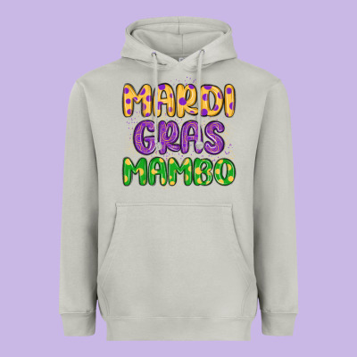 Mardi Gras Mambo Heavyweight Hoodie Designed By Maliassmallbusiness