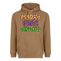 Toasted Coconut mardi gras mambo Heavyweight Hoodie - MaliasSmallBusiness