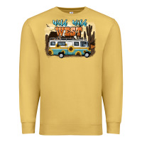 Antique Gold wild wild west Premium Sweatshirt - NancyCooperArtShop