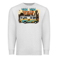 Oatmeal Heather wild wild west Premium Sweatshirt - NancyCooperArtShop