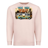 Pale Pink wild wild west Premium Sweatshirt - NancyCooperArtShop
