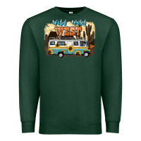 Sports Green wild wild west Premium Sweatshirt - NancyCooperArtShop