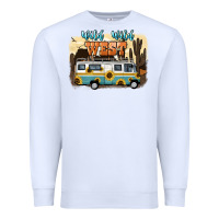 White wild wild west Premium Sweatshirt - NancyCooperArtShop
