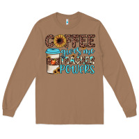 Toasted Coconut coffee gives me teacher powers Long Sleeve Tee - JahusDesignShop