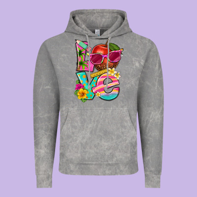 Love Summer Teacher Vintage Hoodie Designed By Texasbilliewilder