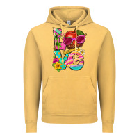 Vintage Mustard love summer teacher Vintage Hoodie - texasbilliewilder
