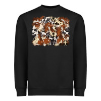 Black cowhide background Heavyweight Sweatshirt - Zillion Design Studio