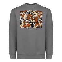 Cowhide Background Heavyweight Sweatshirt | Teevron