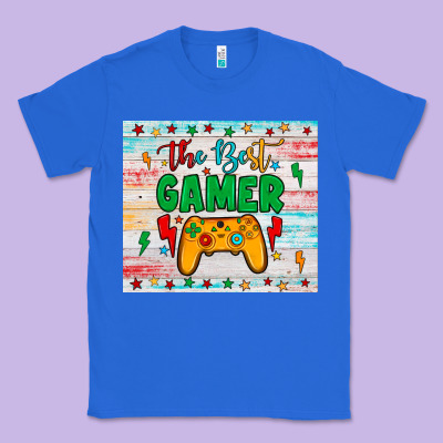 The Best Gamer Classic Tee Designed By Jahusdesignshop