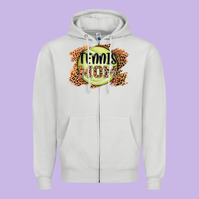 Tennis Mom Zipper Hoodie Designed By Adodesignshop