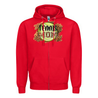 Red tennis mom Zipper Hoodie - AdoDesignShop