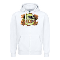 White tennis mom Zipper Hoodie - AdoDesignShop