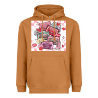 Meerkat valentine's day cassette tapes Heavyweight Hoodie - MaliasSmallBusiness