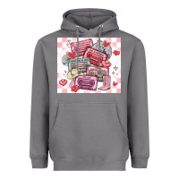 Storm valentine's day cassette tapes Heavyweight Hoodie - MaliasSmallBusiness