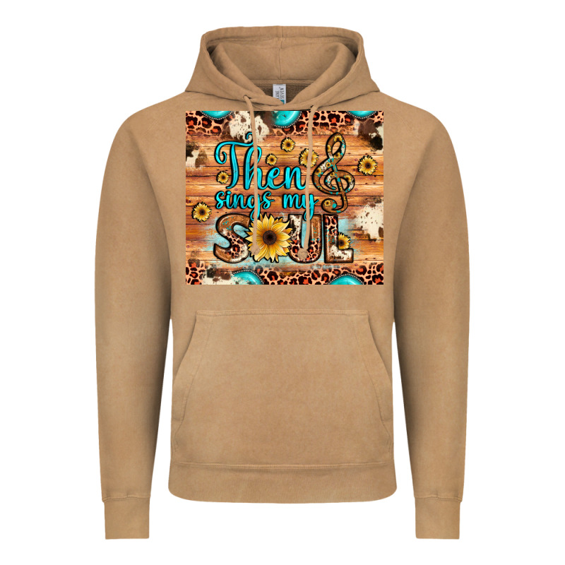 Then Sings My Soul Treble Clef Vintage Hoodie by JahusDesignShop | Teevron