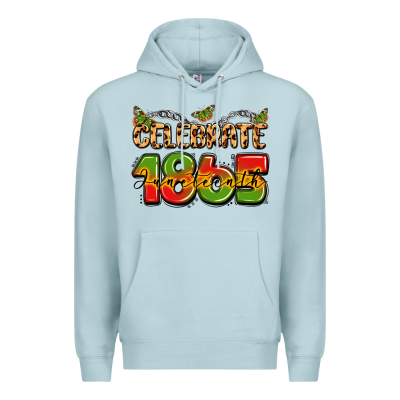Celebrate 1865 Juneteenth Premium Hoodie by LillyAllenDesigns | Teevron