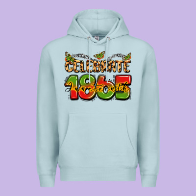 Celebrate 1865 Juneteenth Premium Hoodie Designed By Lillyallendesigns