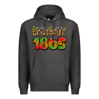 Charcoal Heather celebrate 1865 juneteenth Premium Hoodie - LillyAllenDesigns