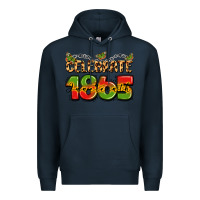 Navy celebrate 1865 juneteenth Premium Hoodie - LillyAllenDesigns