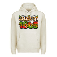 Oatmeal Heather celebrate 1865 juneteenth Premium Hoodie - LillyAllenDesigns