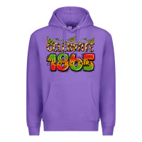 Purple celebrate 1865 juneteenth Premium Hoodie - LillyAllenDesigns