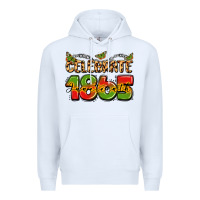 White celebrate 1865 juneteenth Premium Hoodie - LillyAllenDesigns