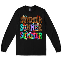 Black summer summer summer Long Sleeve Tee - AdoDesignShop