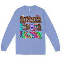 Colony Blue summer summer summer Long Sleeve Tee - AdoDesignShop