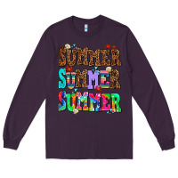 Plum summer summer summer Long Sleeve Tee - AdoDesignShop