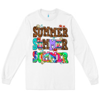 White summer summer summer Long Sleeve Tee - AdoDesignShop