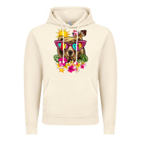 Vintage Artic mama bear summer Vintage Hoodie - texasbilliewilder