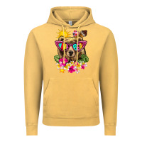 Vintage Mustard mama bear summer Vintage Hoodie - texasbilliewilder