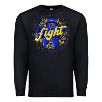 Black fight colorectal cancer Premium Sweatshirt - NancyCooperArtShop