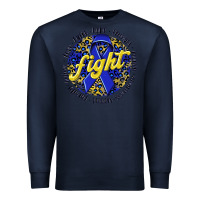 Navy fight colorectal cancer Premium Sweatshirt - NancyCooperArtShop