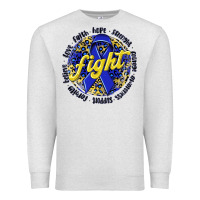 Oatmeal Heather fight colorectal cancer Premium Sweatshirt - NancyCooperArtShop
