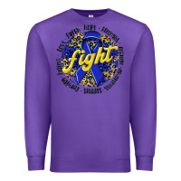 Purple fight colorectal cancer Premium Sweatshirt - NancyCooperArtShop