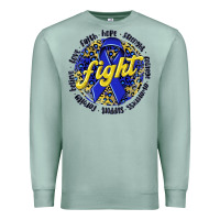 Seafoam fight colorectal cancer Premium Sweatshirt - NancyCooperArtShop
