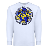 White fight colorectal cancer Premium Sweatshirt - NancyCooperArtShop