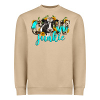 Cow Junkie Heavyweight Sweatshirt | Teevron