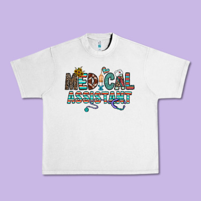 Medical Asistant Urban Heavy Tee Designed By Cowhidedigitalart