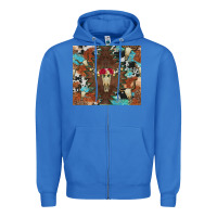 True Royal western floral bullskull cowhide and leopard Zipper Hoodie - Artiststas