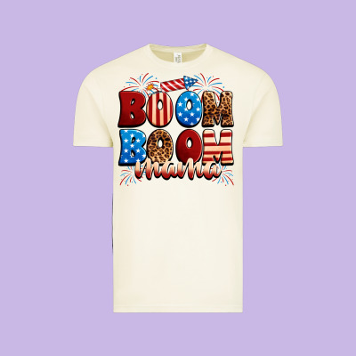 Boom Boom Mama Vintage Tee Designed By Neo Western