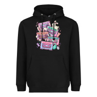 Black easter cassette tapes Heavyweight Hoodie - MaliasSmallBusiness