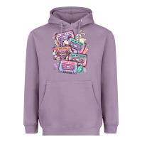 Lavender easter cassette tapes Heavyweight Hoodie - MaliasSmallBusiness