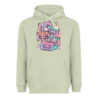 Matcha easter cassette tapes Heavyweight Hoodie - MaliasSmallBusiness