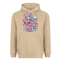 Mushroom easter cassette tapes Heavyweight Hoodie - MaliasSmallBusiness