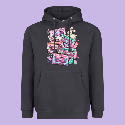 Easter Cassette Tapes Heavyweight Hoodie Designed By Maliassmallbusiness